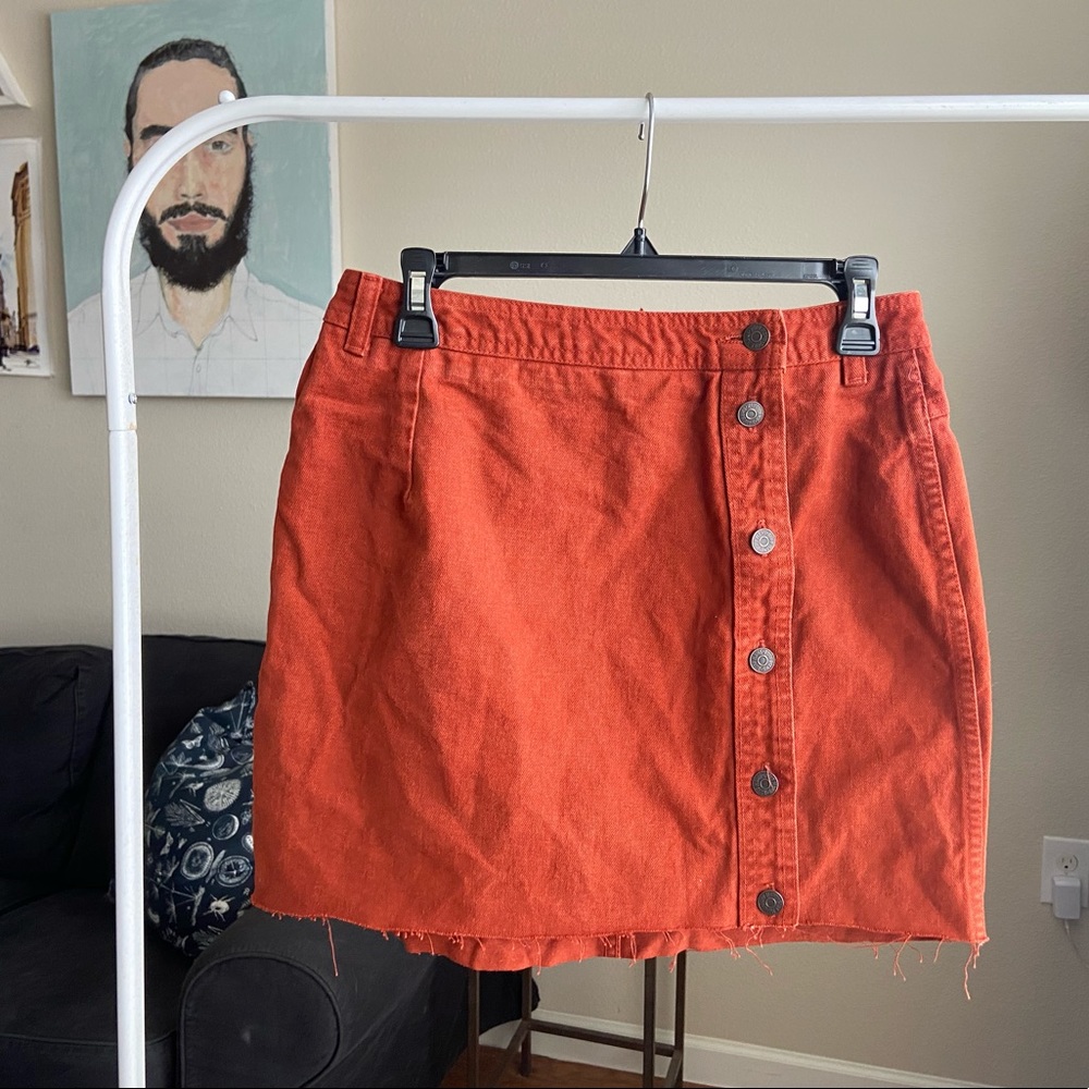 Rust Orange Skirt